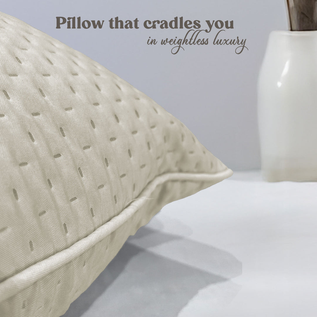 Laika Quilted Breathable Microfiber Pillow