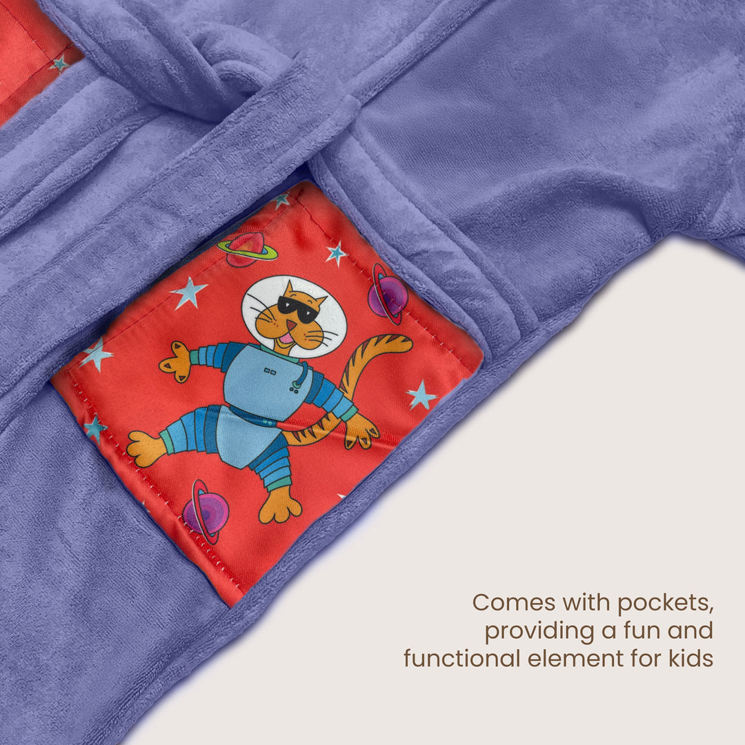 Hooded Bathrobe For Kids (Age 3-7 years)