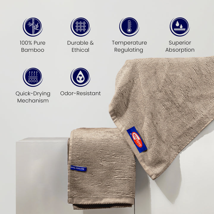 Deslay 100% Bamboo Bath Towel
