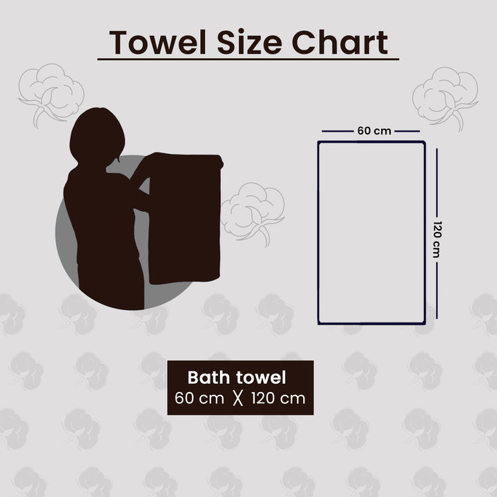 Kama 100% Cotton Bath Towel in 450 GSM