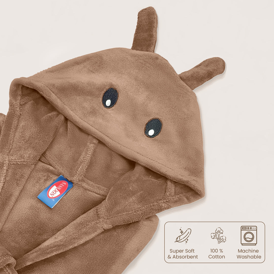 Hooded Bathrobe For Kids (Age 3-7 years)