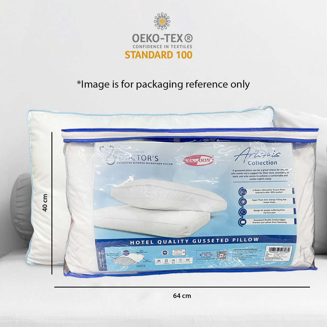 High quality doctor's recommended guesseted pillow, perfect for people suffering from cervical pain. ( 100% comfort, antiallergic) 