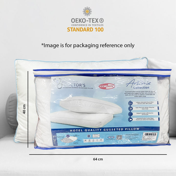 High quality doctor's recommended guesseted pillow, perfect for people suffering from cervical pain. ( 100% comfort, antiallergic) 