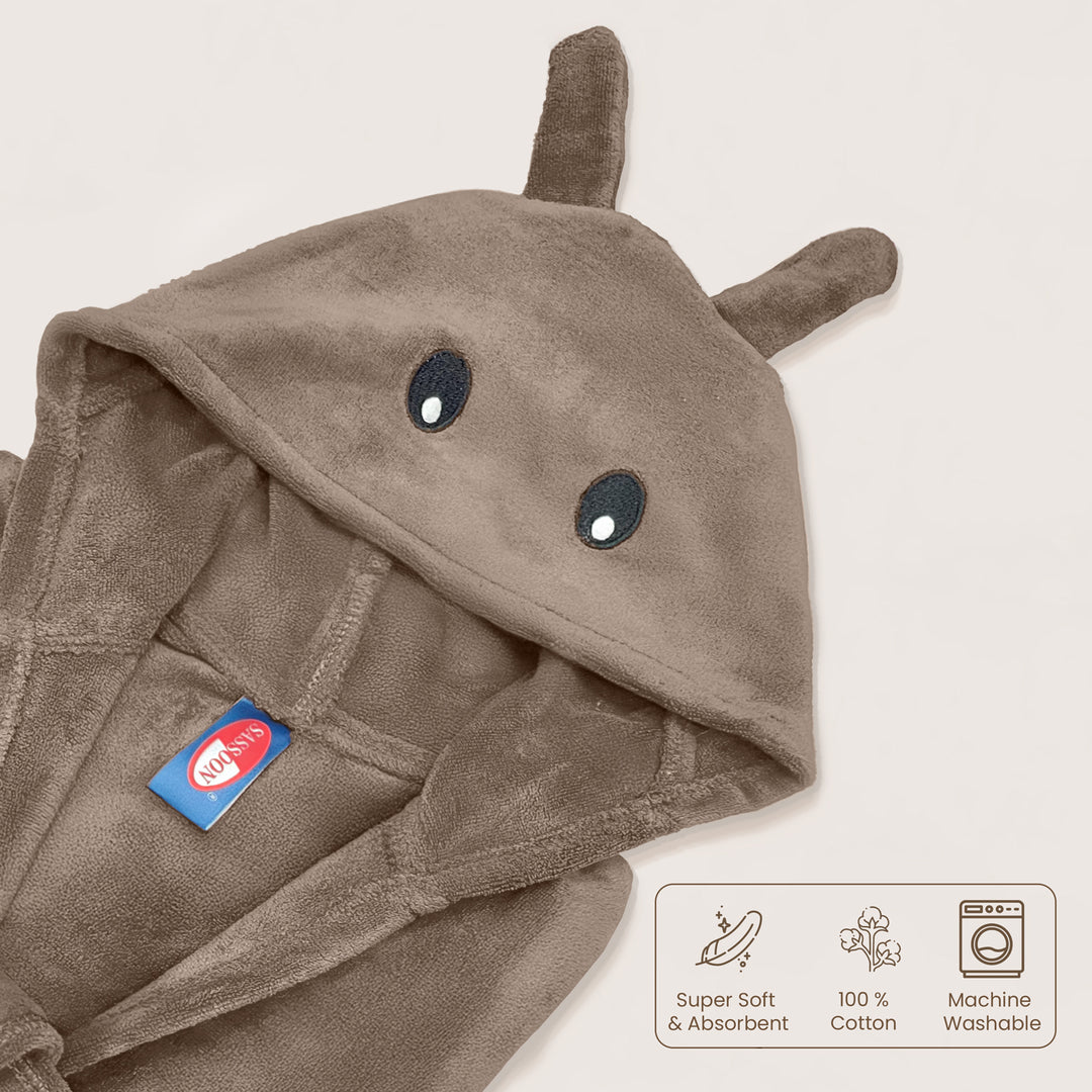 Hooded Bathrobe For Kids (Age 3-7 years)