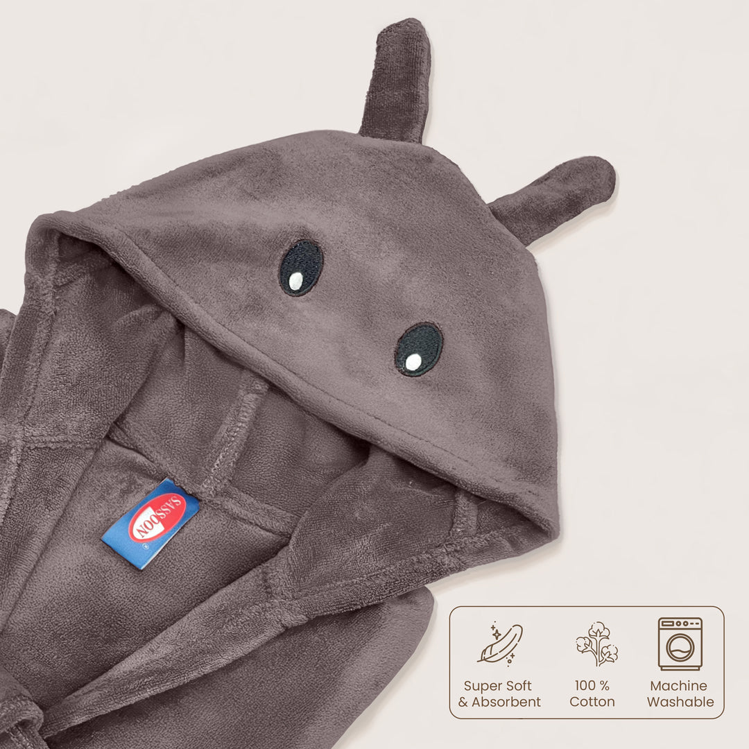 Hooded Bathrobe For Kids (Age 3-7 years)
