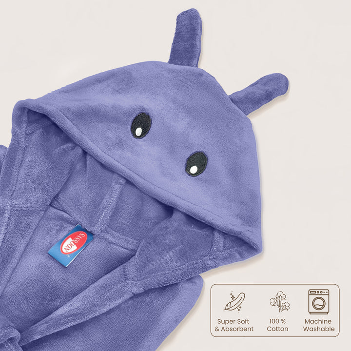 Hooded Bathrobe For Kids (Age 3-7 years)