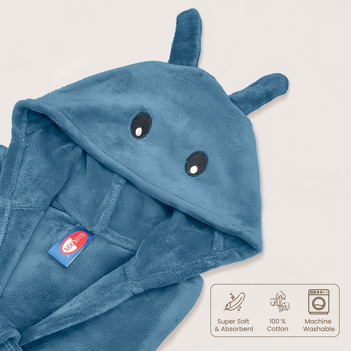 Hooded Bathrobe For Kids (Age 3-7 years)
