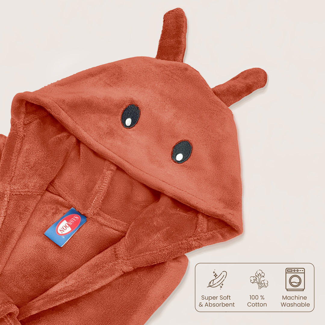 Hooded Bathrobe For Kids (Age 3-7 years)