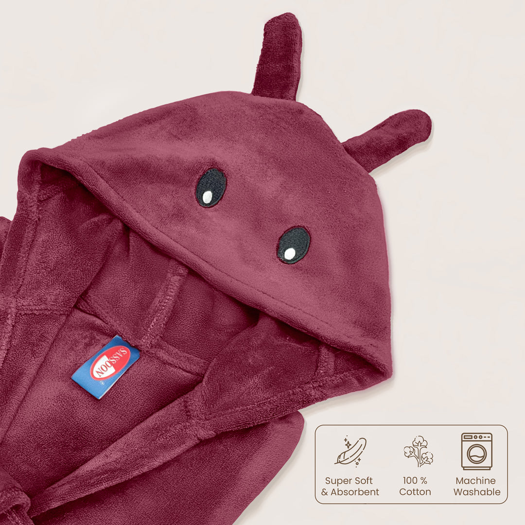 Hooded Bathrobe For Kids (Age 3-7 years)