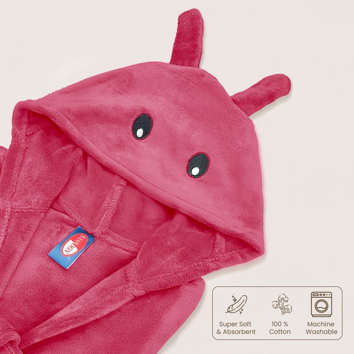 Hooded Bathrobe For Kids (Age 3-7 years)