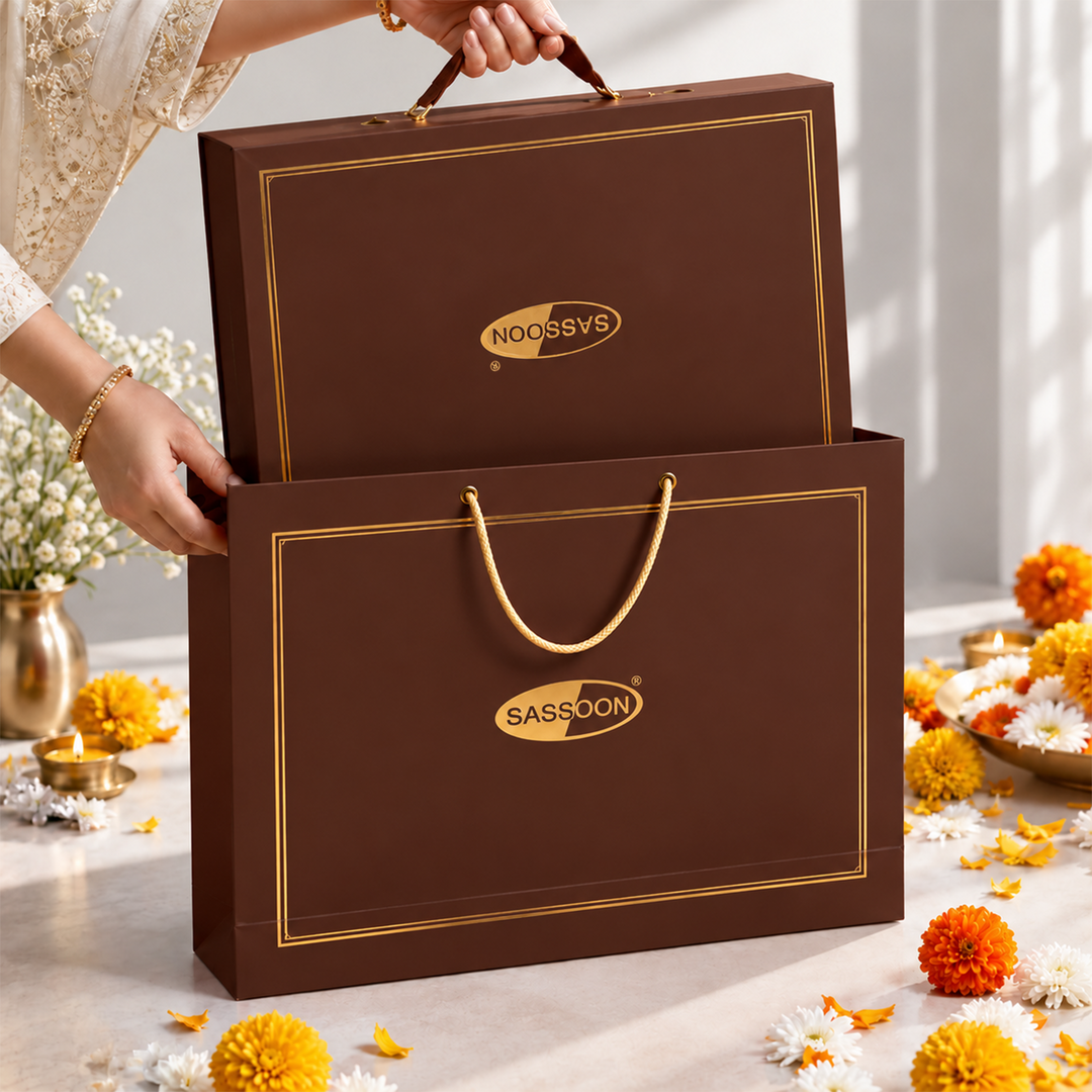 Festive Gift Box | Kama Cotton Towel Gift Set | 450 GSM