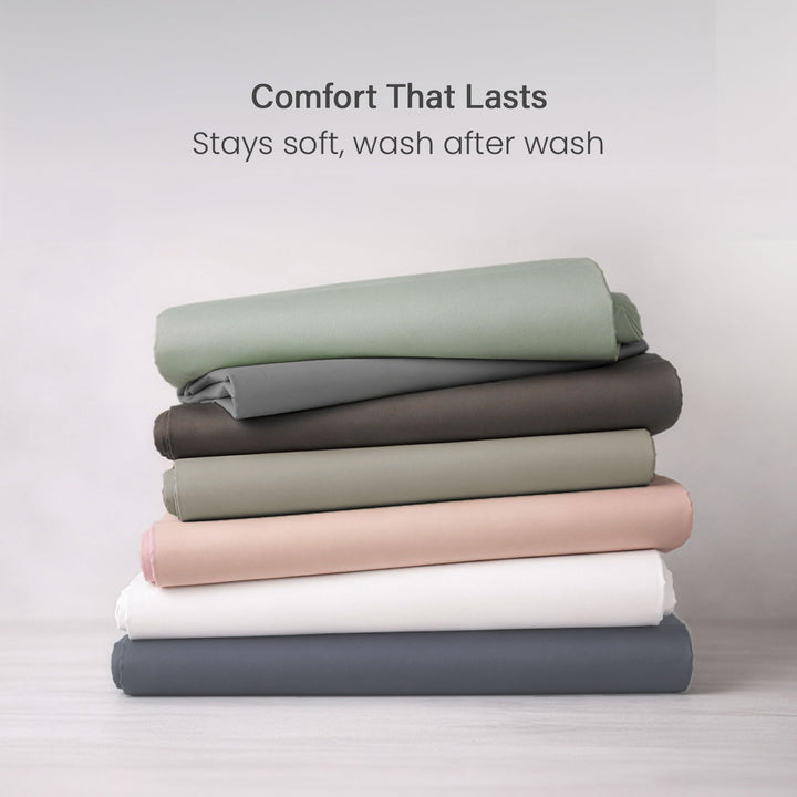 Spur 100% Bamboo Super King Size Bedsheet 500TC