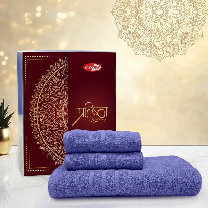 Pratishtha 3 Pc Towel Set