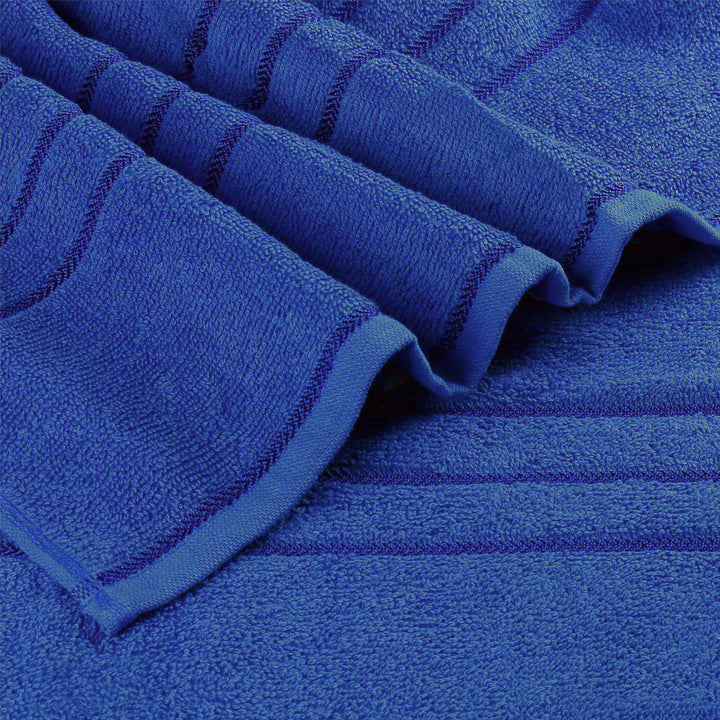 Blue Color 100% Cotton Hand Towel Set with 380 GSM