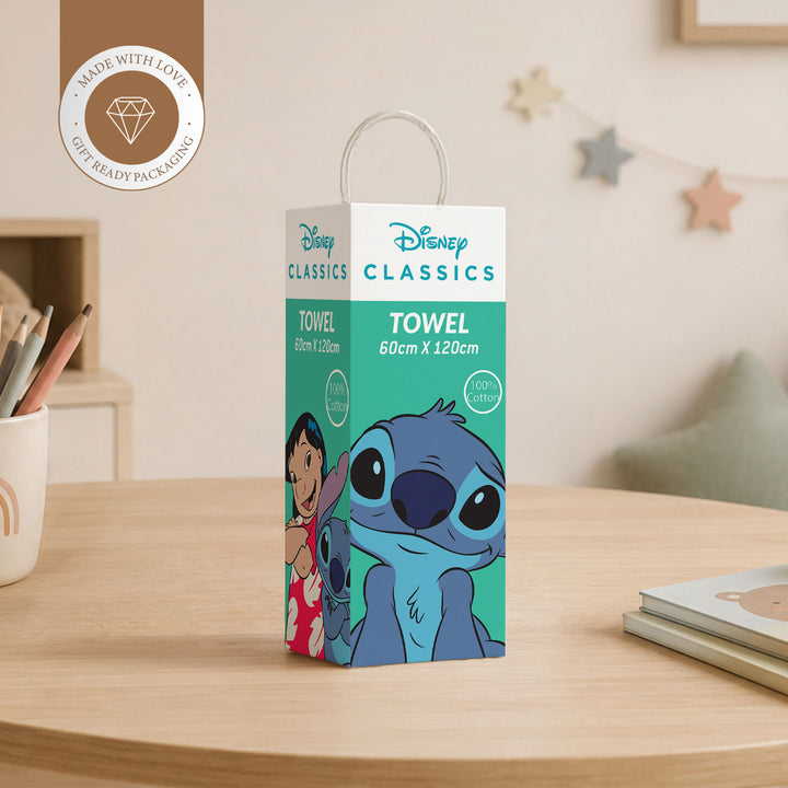 Disney Stitch Kids Bath Towel