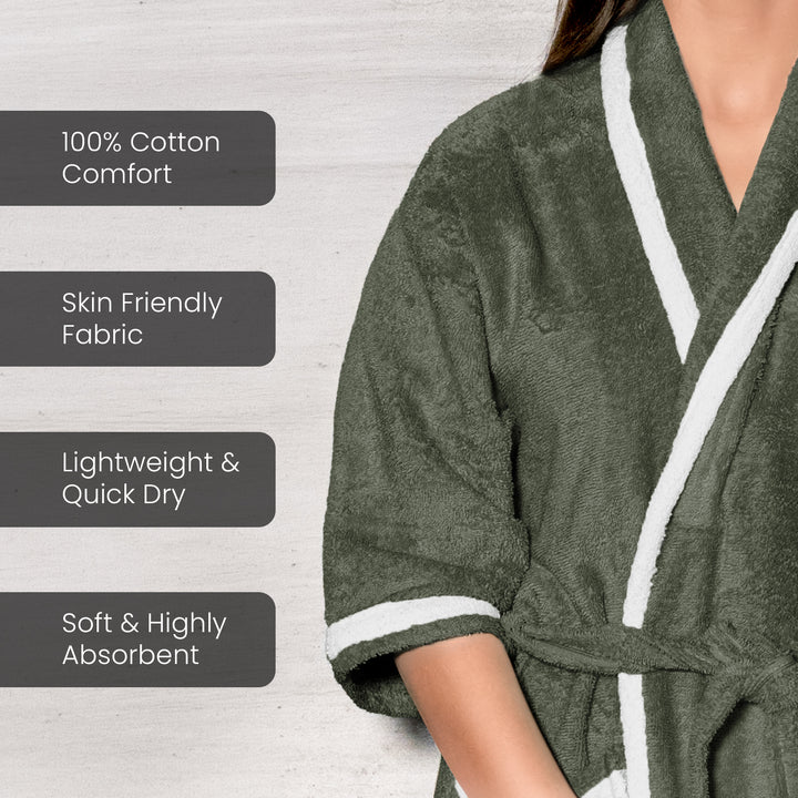 Melrose Unisex Cotton Bathrobe in 400 GSM
