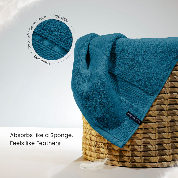 Tevel Zero Twist 100% Cotton Towel – 700 GSM