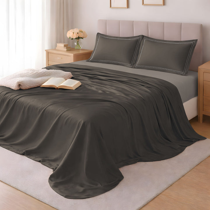 Spur 100% Bamboo Super King Size Bedsheet 500TC