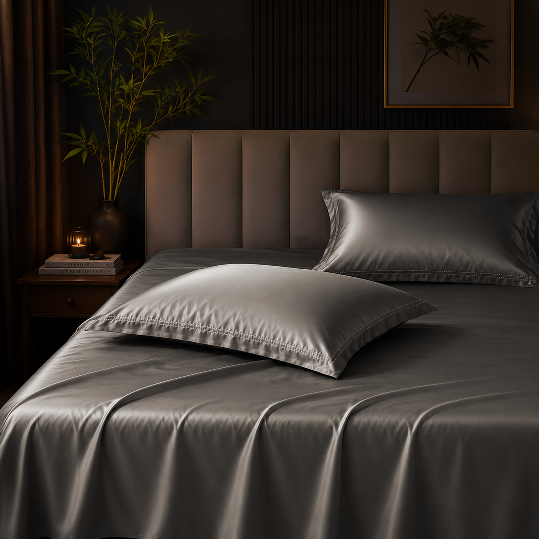 Spur 100% Bamboo Super King Size Bedsheet 500TC