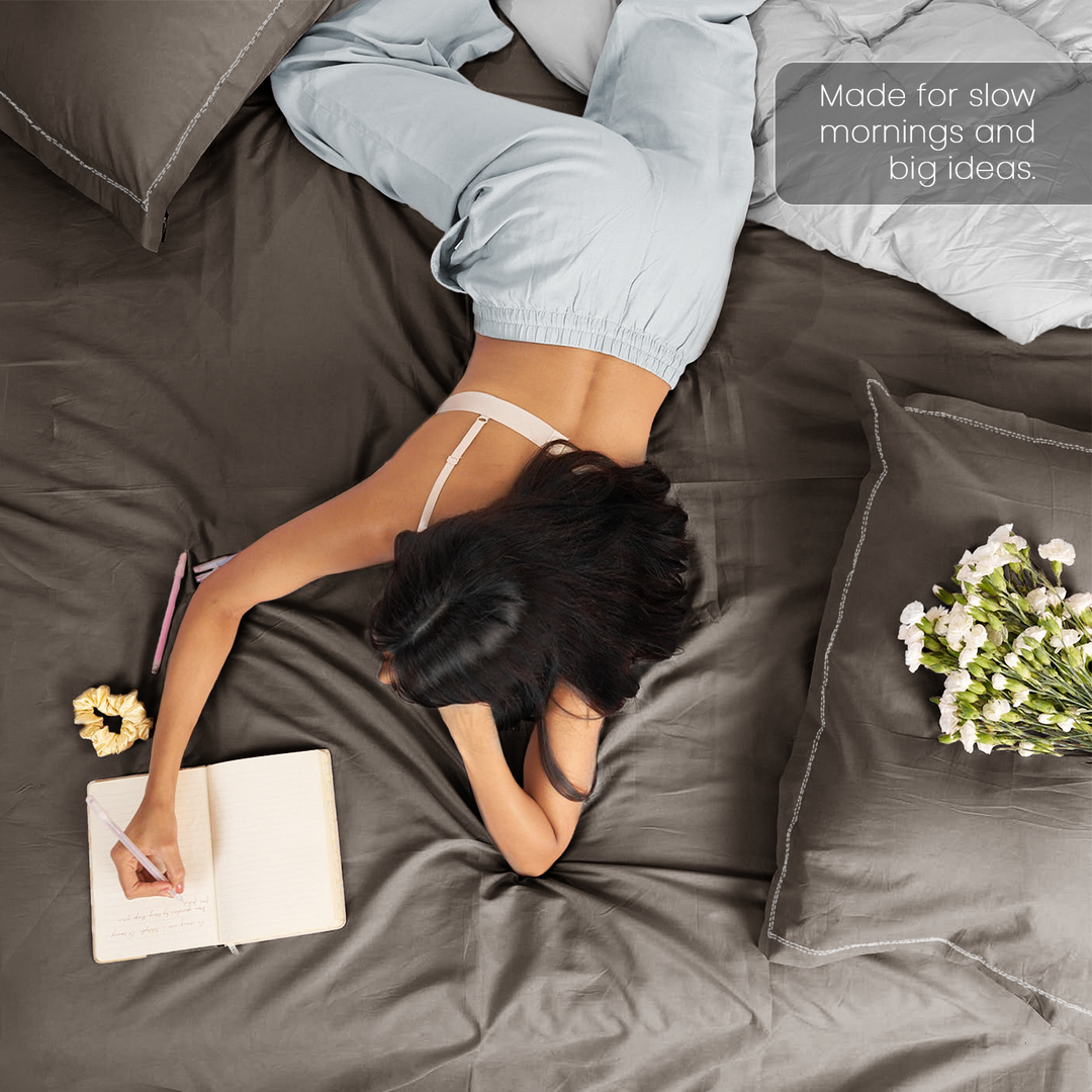 Spur 100% Bamboo Super King Size Bedsheet 500TC