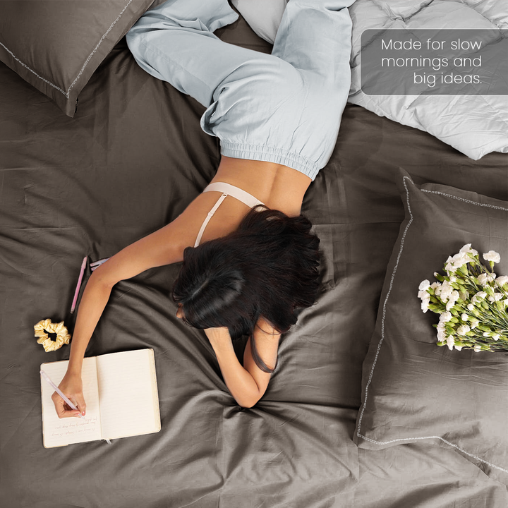 Spur 100% Bamboo Super King Size Bedsheet 500TC