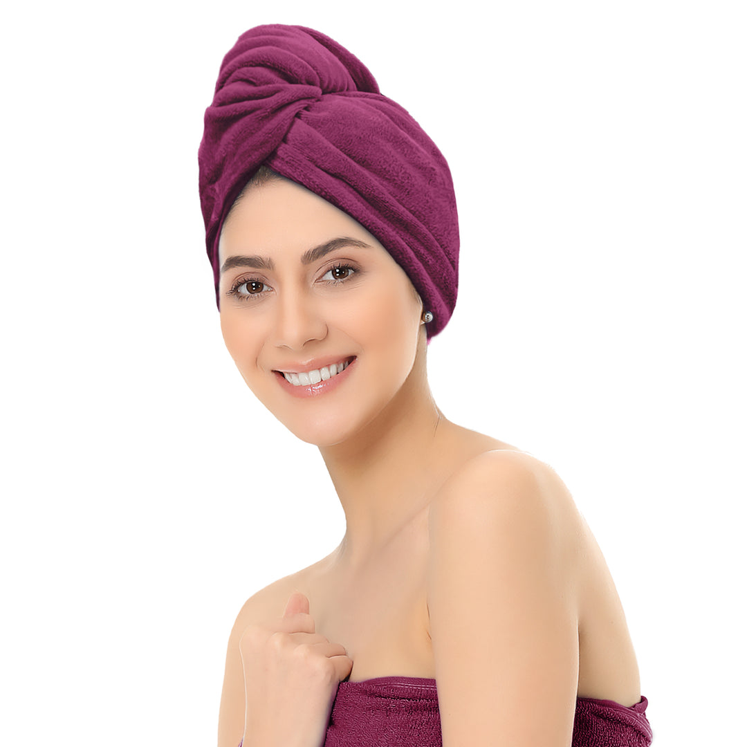 Caldezonia Microfiber Hair Wrap Towel