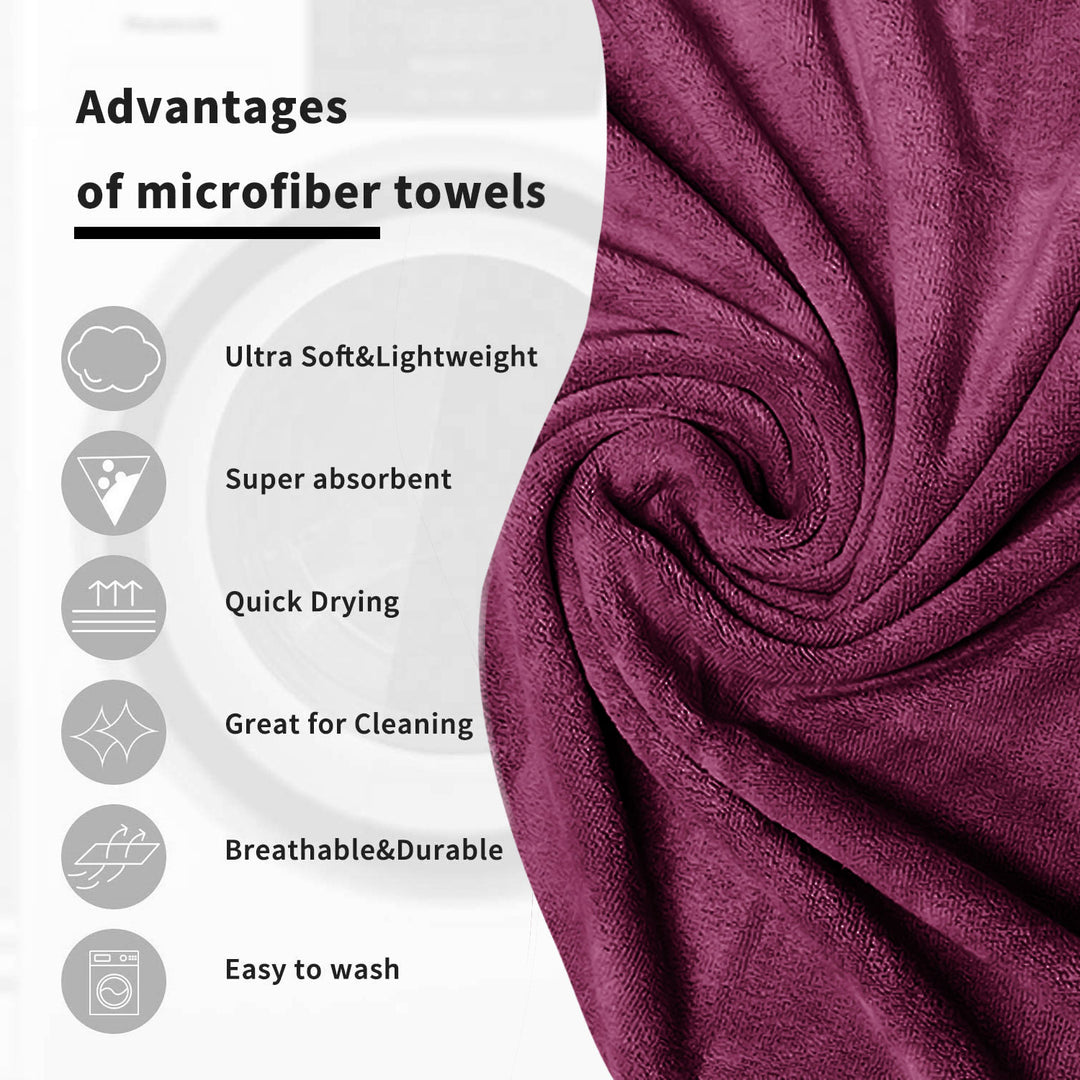 Caldezonia Microfiber Towels - 450 GSM