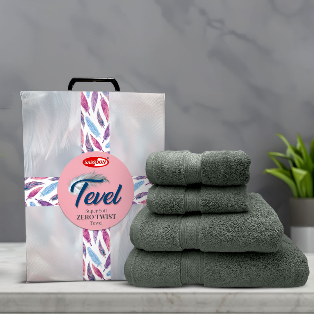 Tevel Zero Twist 100% Cotton Towel – 700 GSM