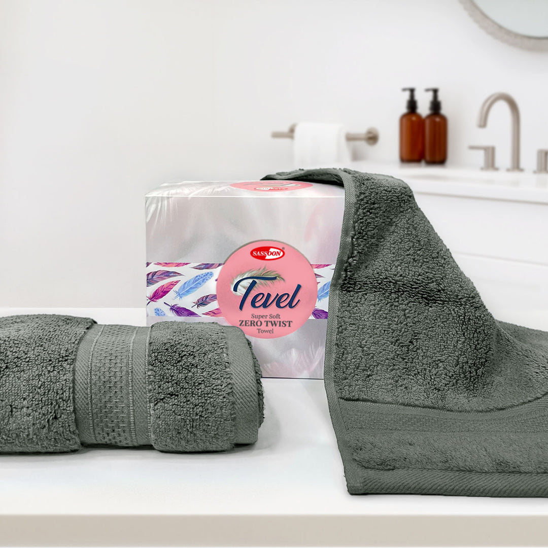 Tevel Zero Twist 100% Cotton Towel – 700 GSM