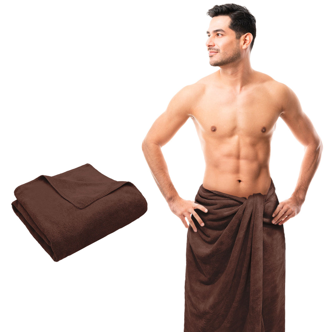 Brown Color Ultra Soft microfiber Towel with 450 GSM (Ultra-soft microfiber, 450 GSM, Superior quality, Highly Absorbent, Luxuriously Soft, Wide usage range, Lint resistant, Multiple Size Variations)