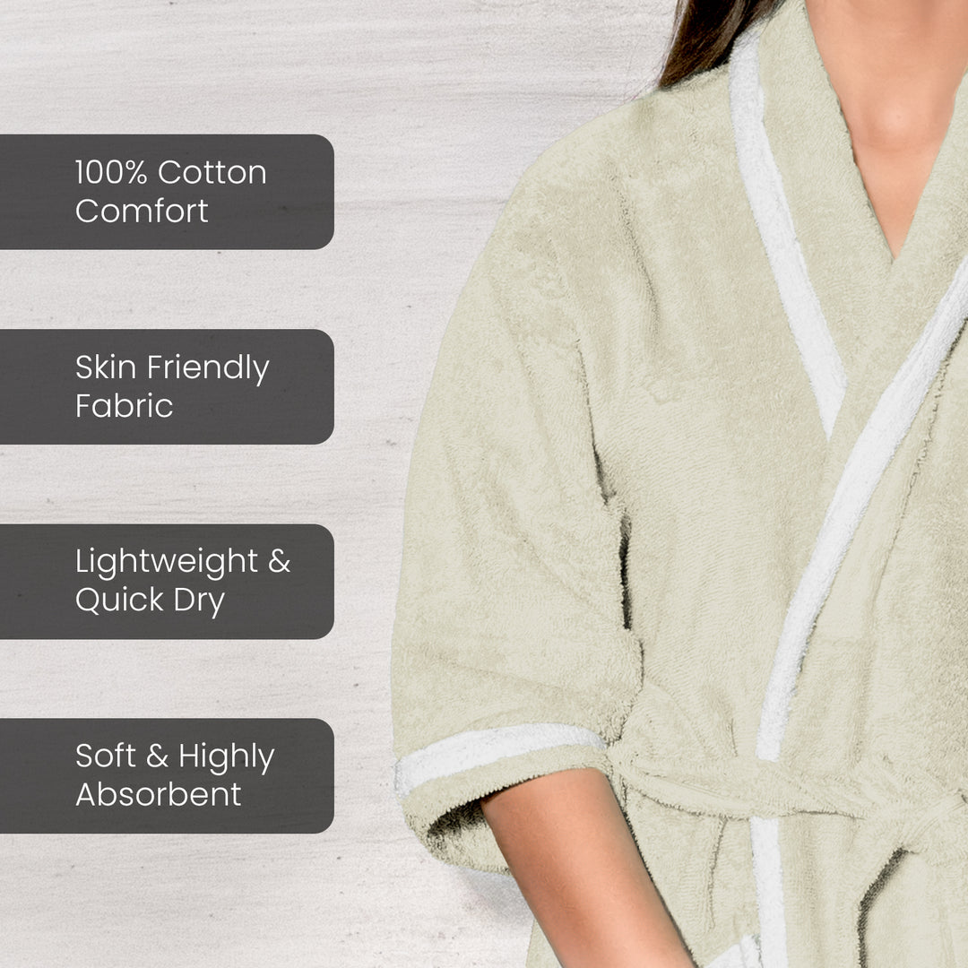 Melrose Unisex Cotton Bathrobe in 400 GSM