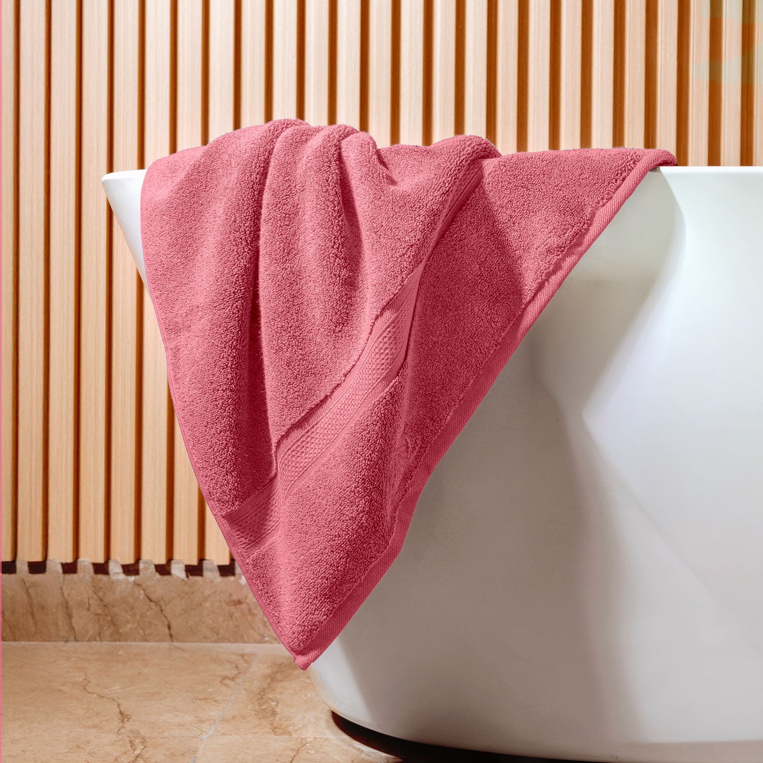 Buy Tevel Zero Twist 100% Cotton Premium Towel, 700 GSM, Skin