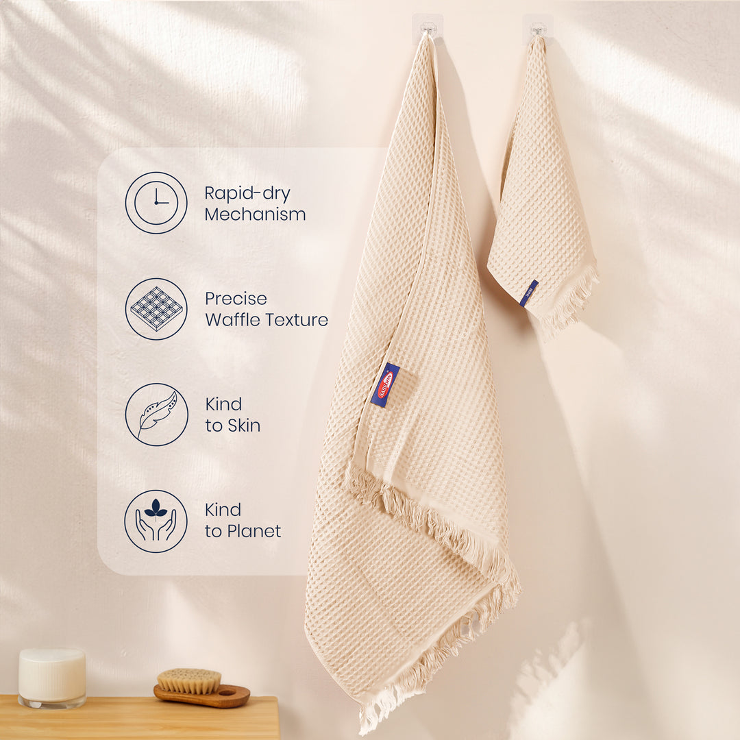 Brink 100% Cotton Premium Waffle Towel