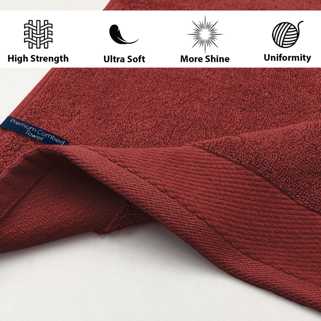 Vilasita Combed Cotton Hand Towel Pack in 650 GSM
