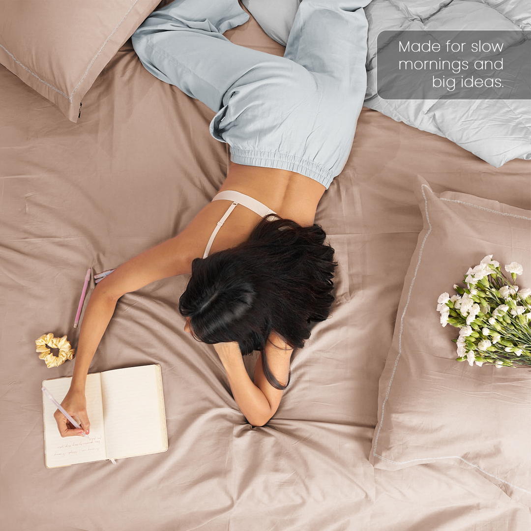 Spur 100% Bamboo Super King Size Bedsheet 500TC