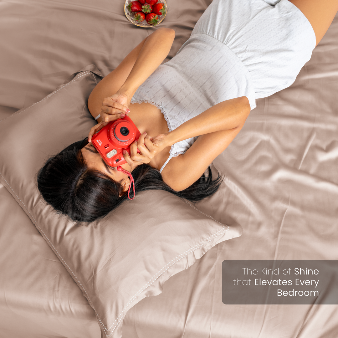 Spur 100% Bamboo Super King Size Bedsheet 500TC