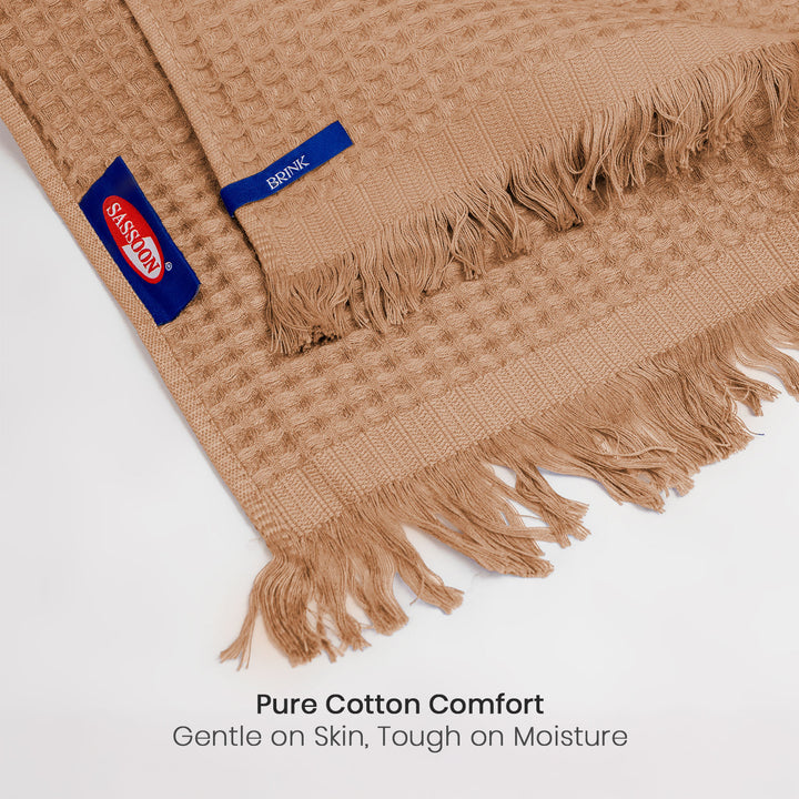 Brink 100% Cotton Premium Waffle Towel