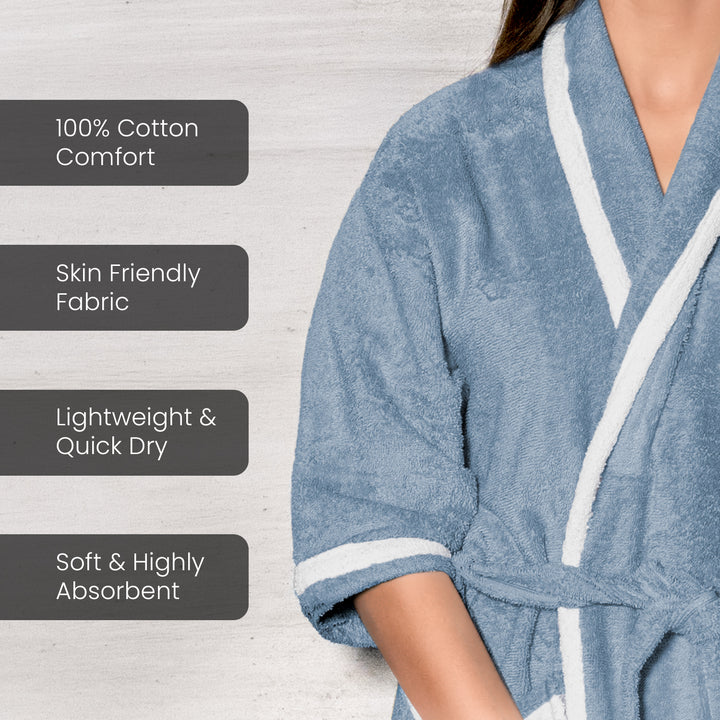 Melrose Unisex Cotton Bathrobe in 400 GSM
