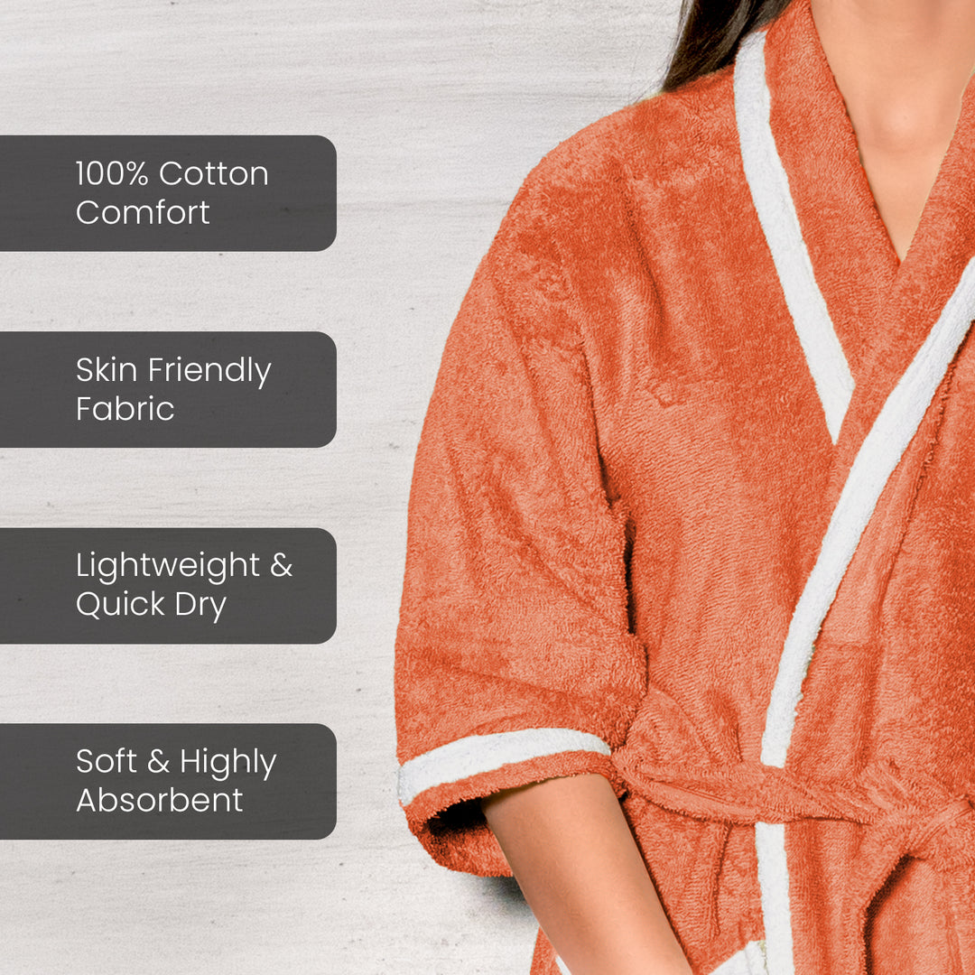 Melrose Unisex Cotton Bathrobe in 400 GSM