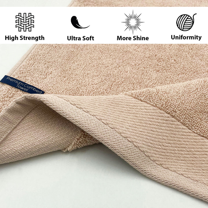 Vilasita Combed Cotton Hand Towel Pack in 650 GSM