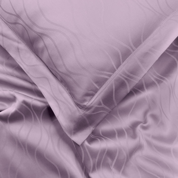 Artemis Italian Jacquard Weave Sateen Cotton Bedsheet- 400 TC (Wave Design)