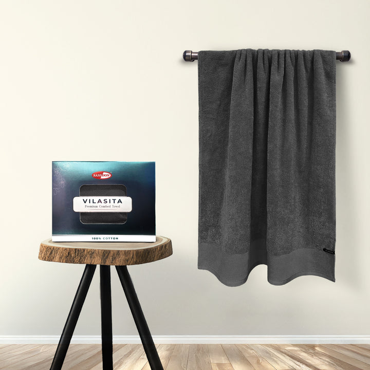 Vilasita Combed Cotton Bath Towel in 650 GSM