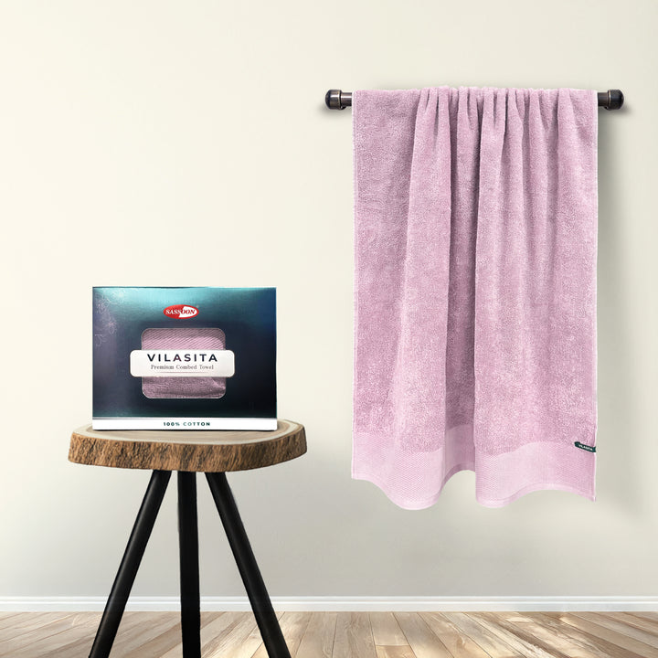 Vilasita Combed Cotton Bath Towel in 650 GSM