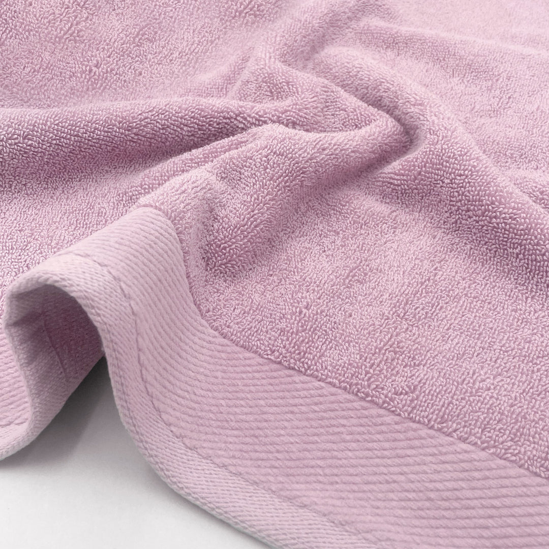 Pink Color Combed Cotton Towel with 650 GSM ( Premium Combed Cotton, High Absorbency, Durable and Long Lasting, Machine Washable)