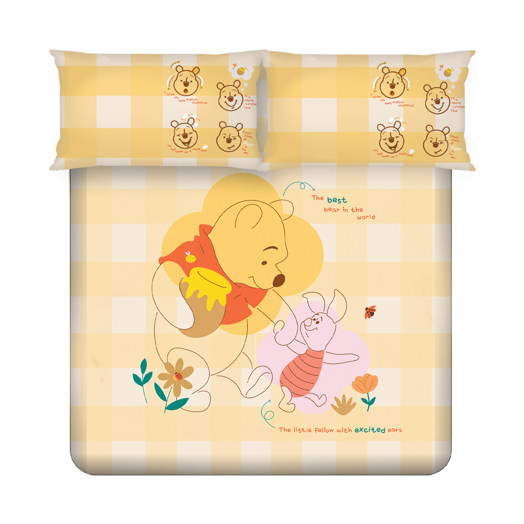 Disney Kids Double Bedsheet & Cushion Combo