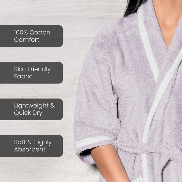 Melrose Unisex Cotton Bathrobe in 400 GSM