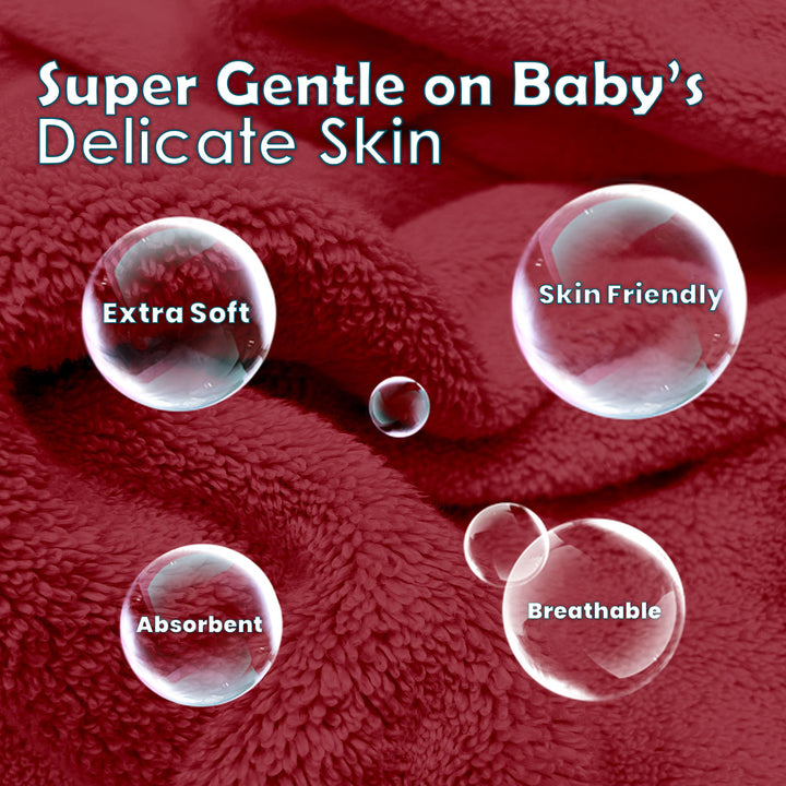 Tevel Zero Twist Baby Hooded Towel