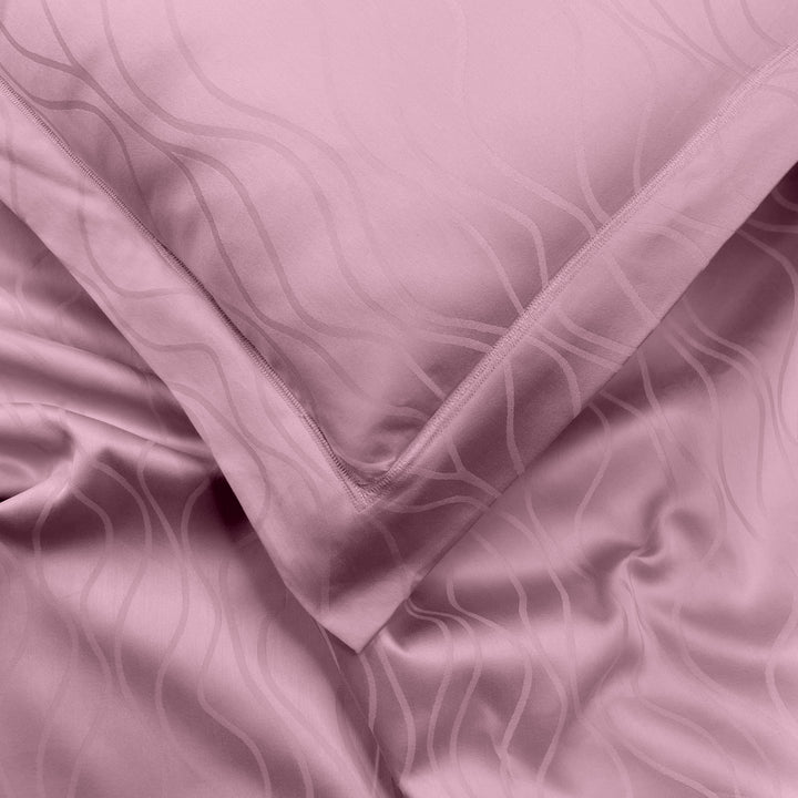 Artemis Italian Jacquard Weave Sateen Cotton Bedsheet- 400 TC (Wave Design)