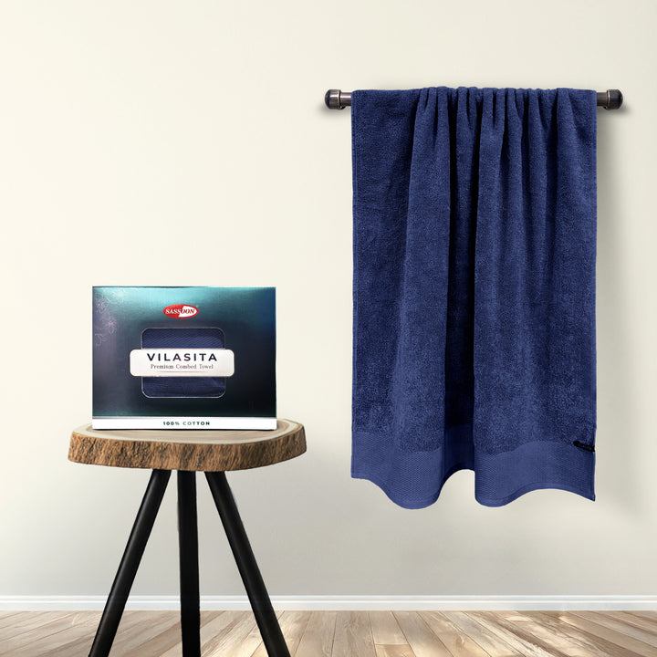 Vilasita Combed Cotton Bath Towel in 650 GSM