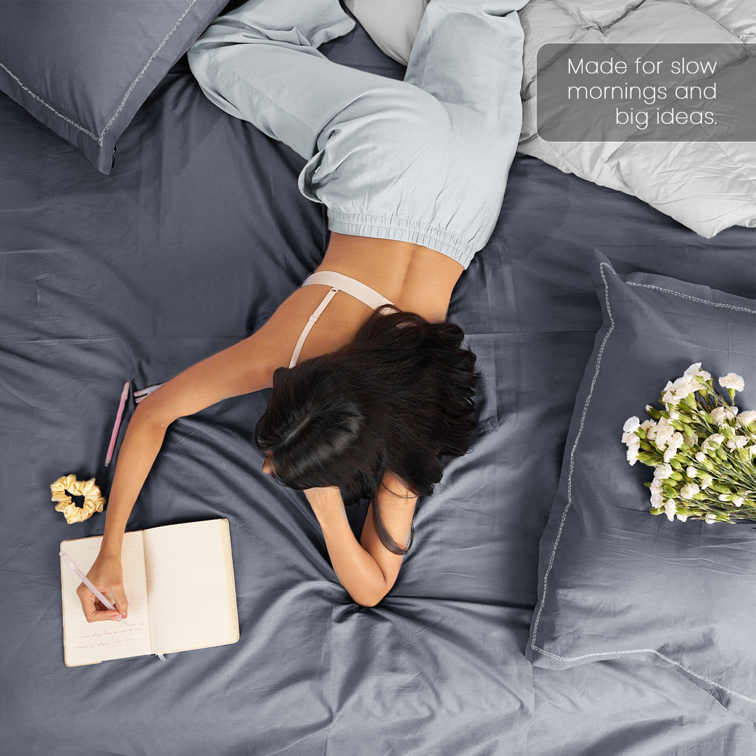 Spur 100% Bamboo Super King Size Bedsheet 500TC